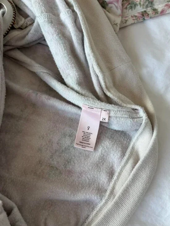 Selkie Floral Zip Up Hoodie - Picture 6 of 6